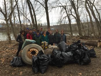 river bank cleanup 2016